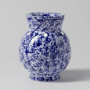 Blue Spongeware Warmer