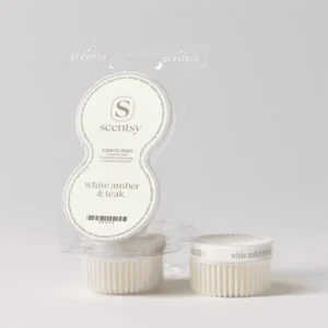 White Amber & Teak Scentsy Pod Twin Pack