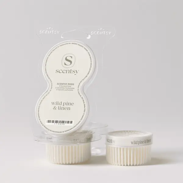 New Wild Pine & Linen Scentsy Pod Twin Pack