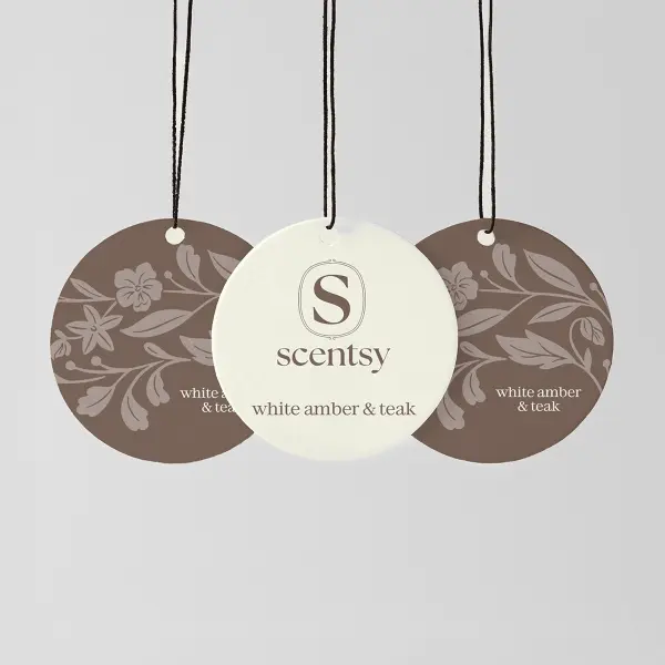 White Amber & Teak Scent Circle 3-Pack